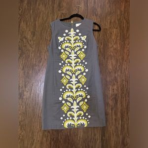 Anthropologie  embroidered dress